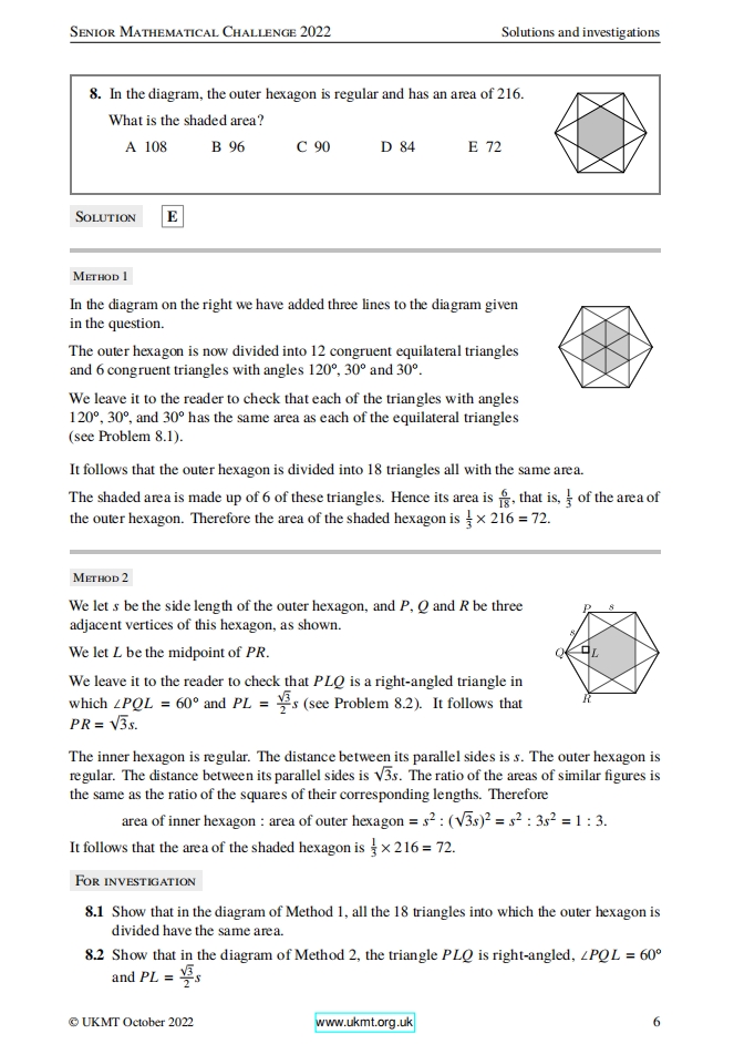 Smc Math 2022年SMC数学竞赛答案